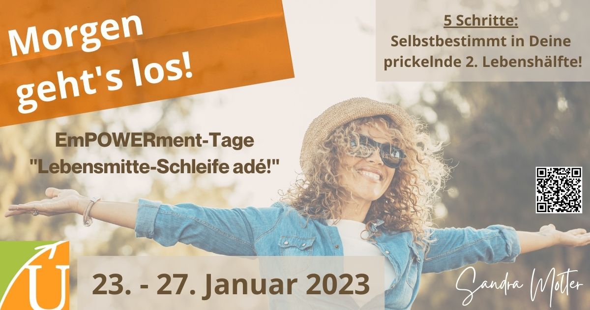 Facebook Beitrag morgen geht's los